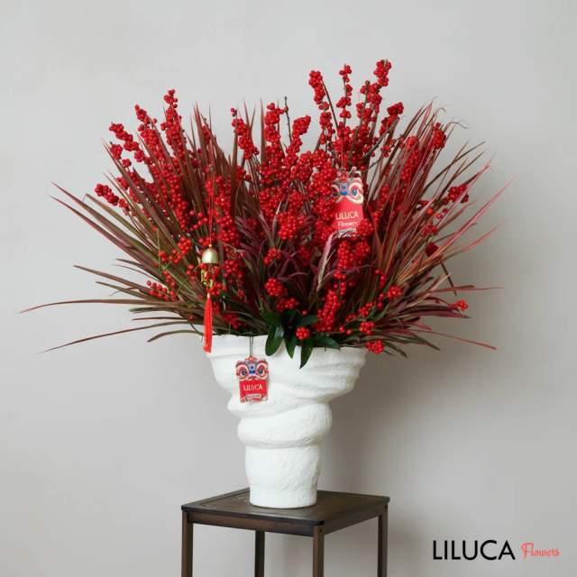 Bình đào đông đỏ Scarlet Radiance