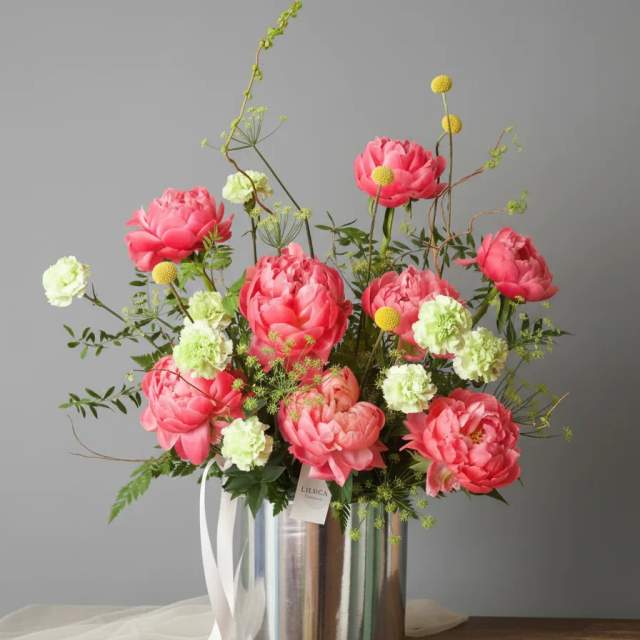 Bình mẫu đơn hồng Pink Radiance
