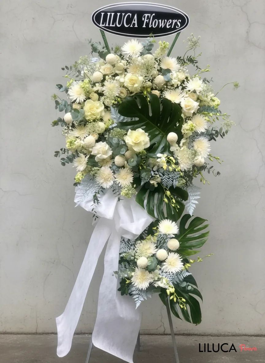 Kệ hồng cúc trắng Eternal Peace