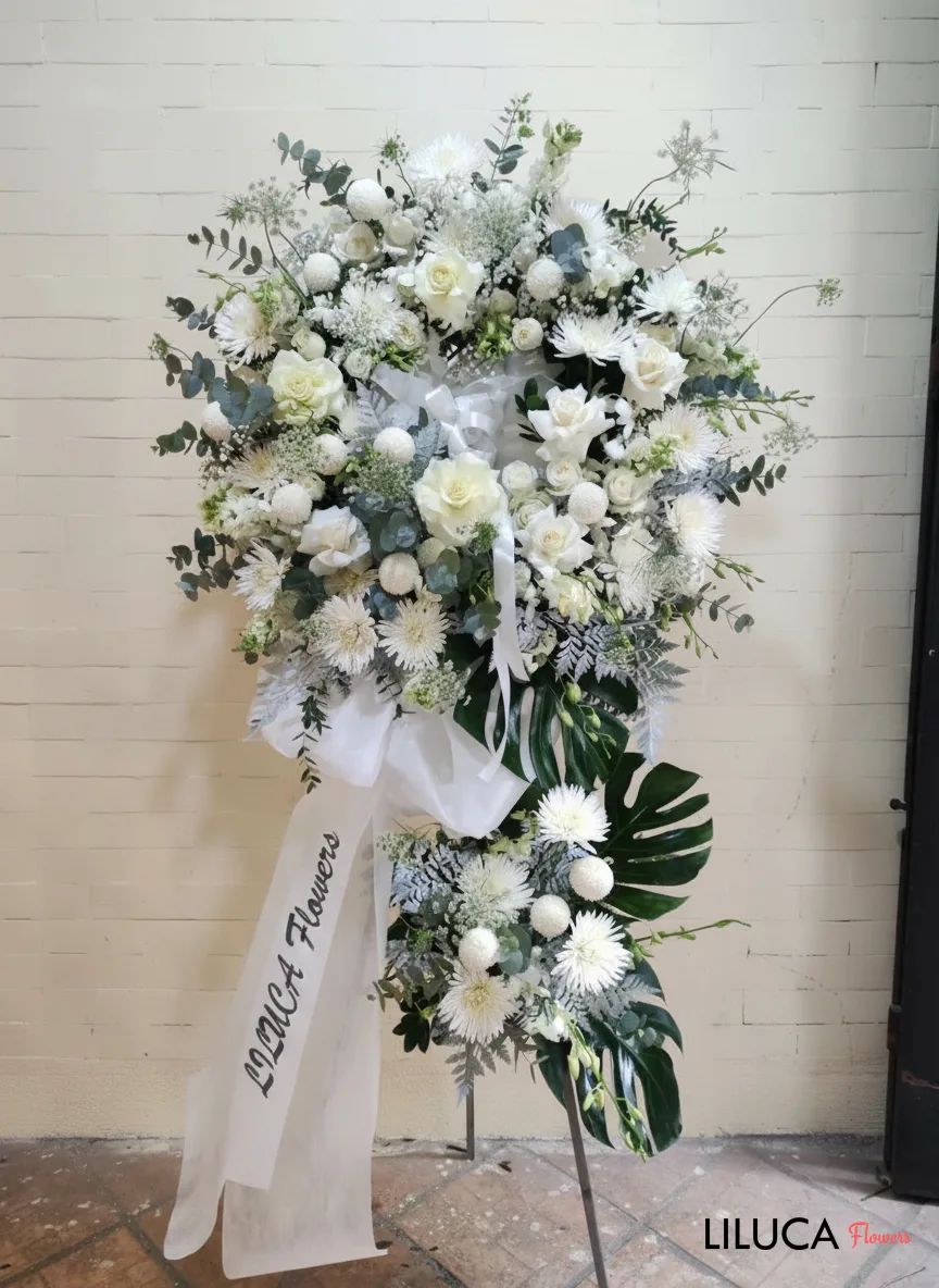 Kệ hồng cúc trắng Eternal Peace