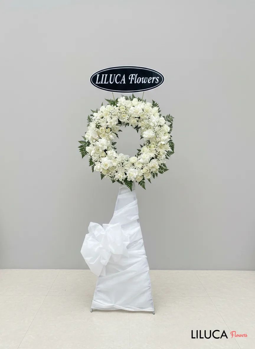 Kệ hồng trắng Eternal Peace