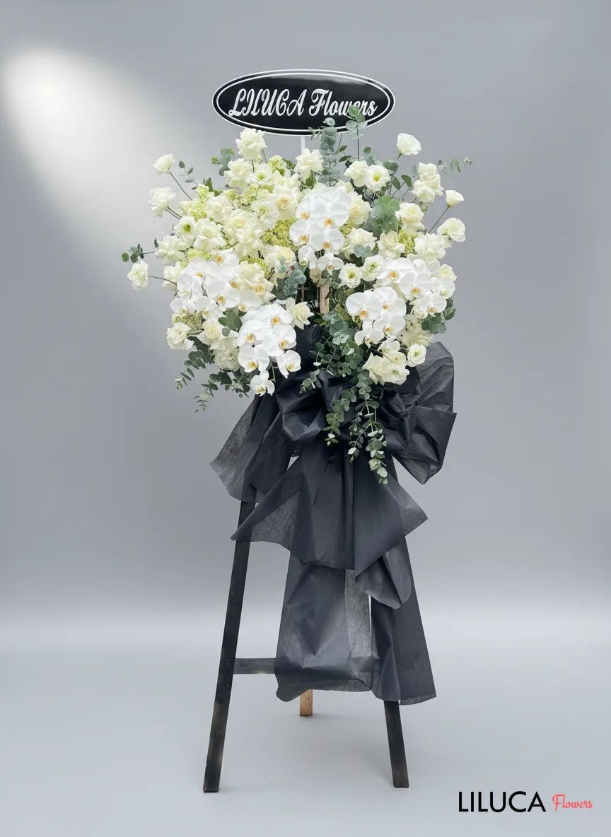 Kệ lan hồ điệp trắng Eternal Peace
