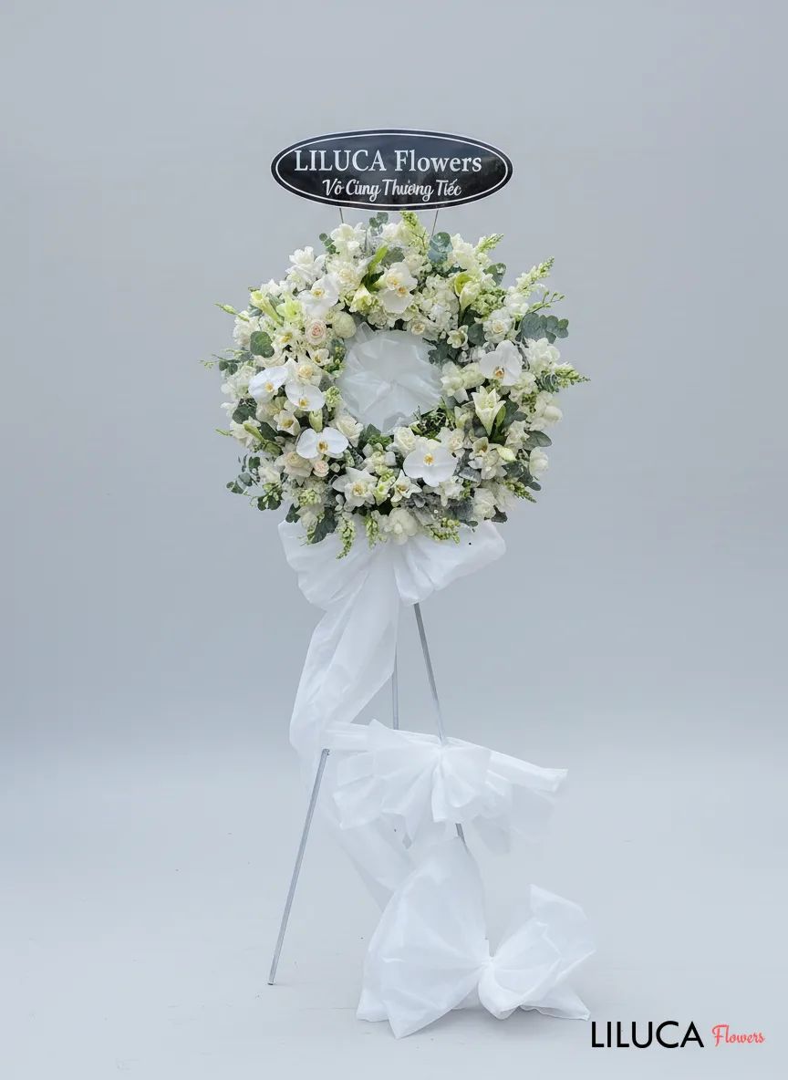 Kệ lan hồ điệp trắng Eternal Peace